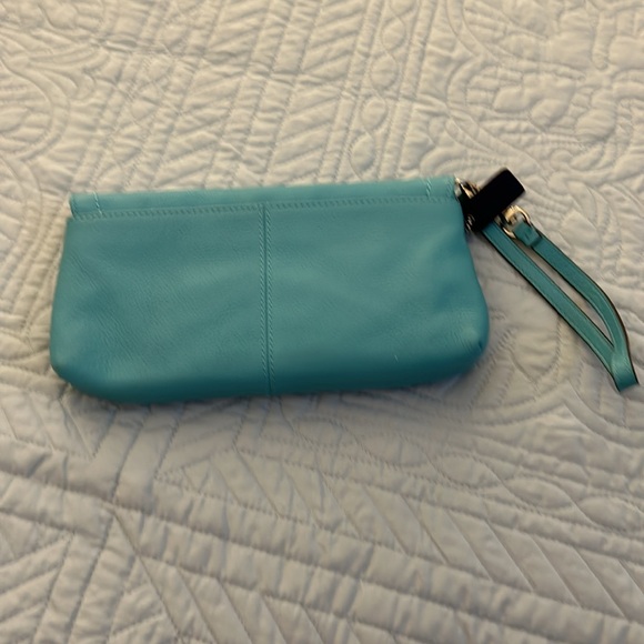 NWOT Coach large flap wristlet. - Picture 6 of 10